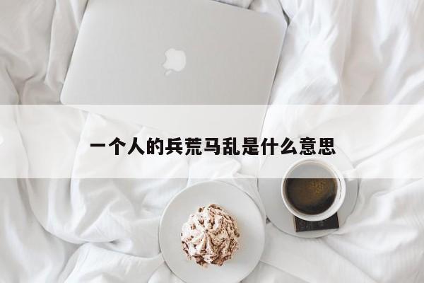 一个人的兵荒马乱是什么意思